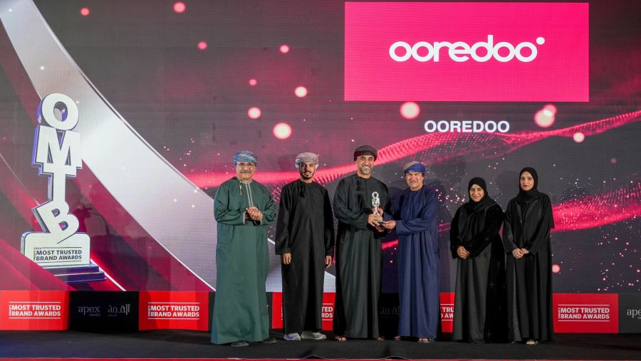  Ooredoo Named Oman’s Most Trusted Telecom Brand for the Fifth Consecutive Year at OMTB 2025