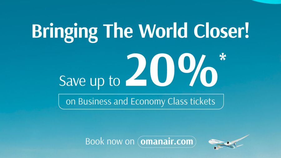 Oman Air’s Global Sale Offers up to 20% off Fares Network-Wide 