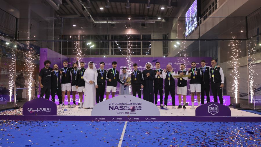Sheikh Saeed bin Maktoum crowns UAE padel team champions at Nad Al Sheba Sports Tournament