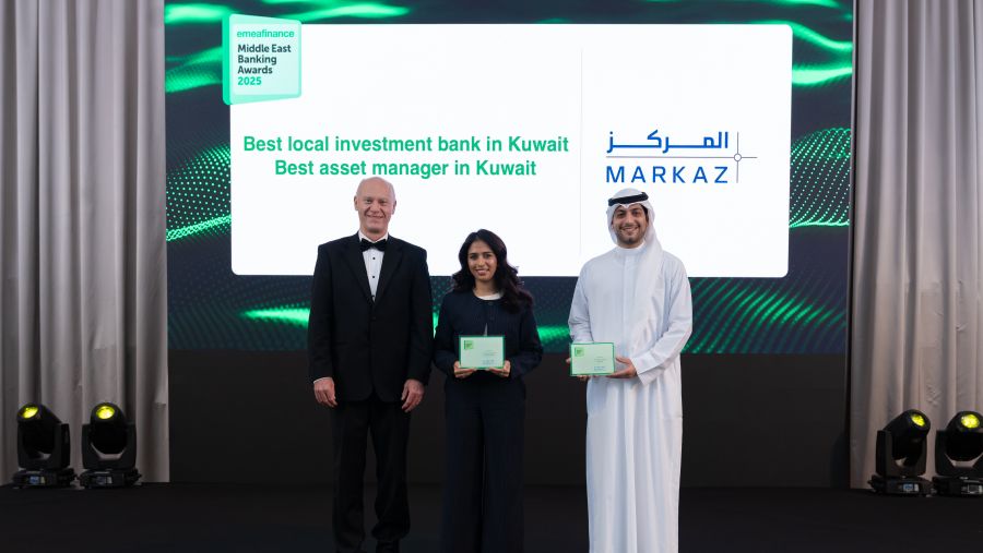 Markaz Wins “Best Local Investment Bank 2025” and “Best Asset Manager in Kuwait 2025” Awards from EMEA Finance