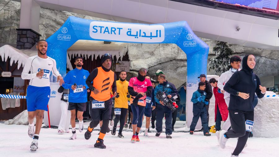 مجلس دبي الرياضي و"سكي دبي" ينظمان سباق الجري الثلجي 17 مايو 2026