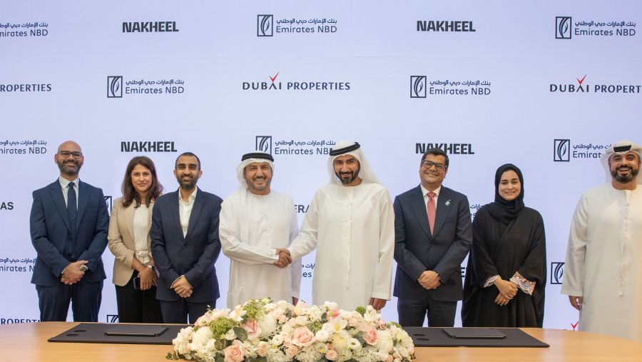 دبي القابضة للعقارات وبنك الإمارات دبي الوطني يطلقان حلولاً متكاملة للتمويل العقاري لمشاريع قيد الإنشاء لدى "مِراس" و"نخيل" و"دبي للعقارات" 