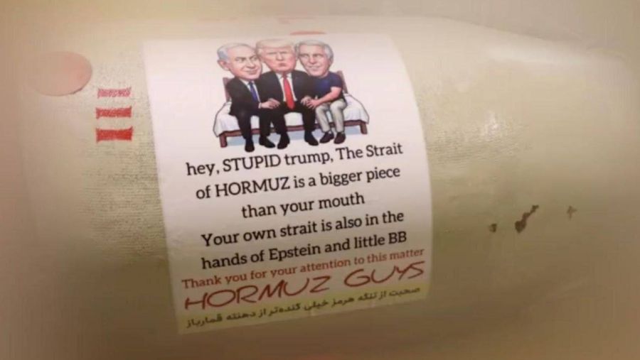 Iranian missile with Trump and Netanyahu poster sparks controversy