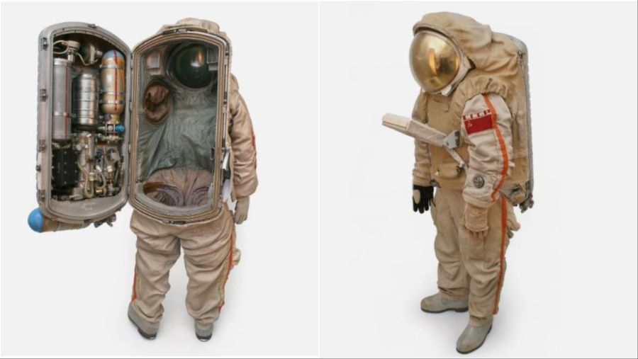 Soviet-era spacesuit