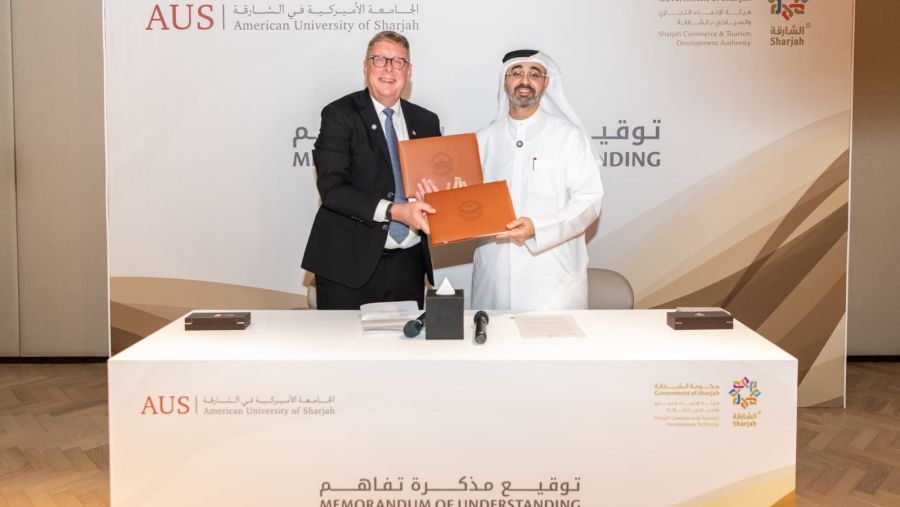 الجامعة الأميركية في الشارقة تتعاون مع هيئة الإنماء التجاري والسياحي بالشارقة لدعم مستقبل السياحة