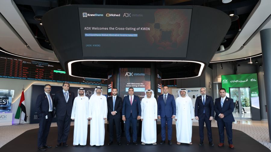 سوق أبوظبي للأوراق المالية يشهد أول طرح أولي في المنطقة لصندوق استثماري متداول من الولايات المتحدة الأمريكية وإدراجه في السوق