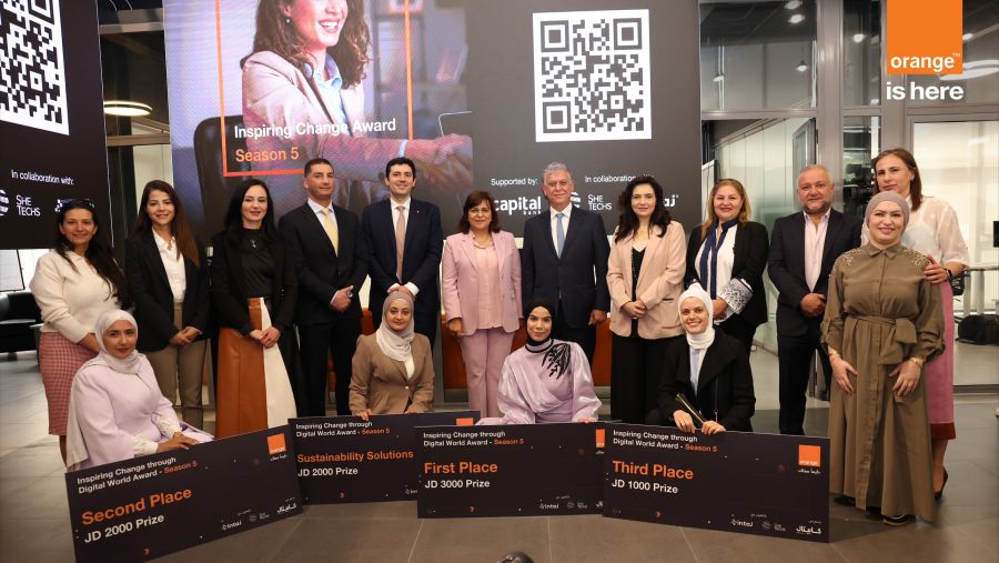 Orange Jordan Announces “Inspiring Change” Award Women Entrepreneur Winners