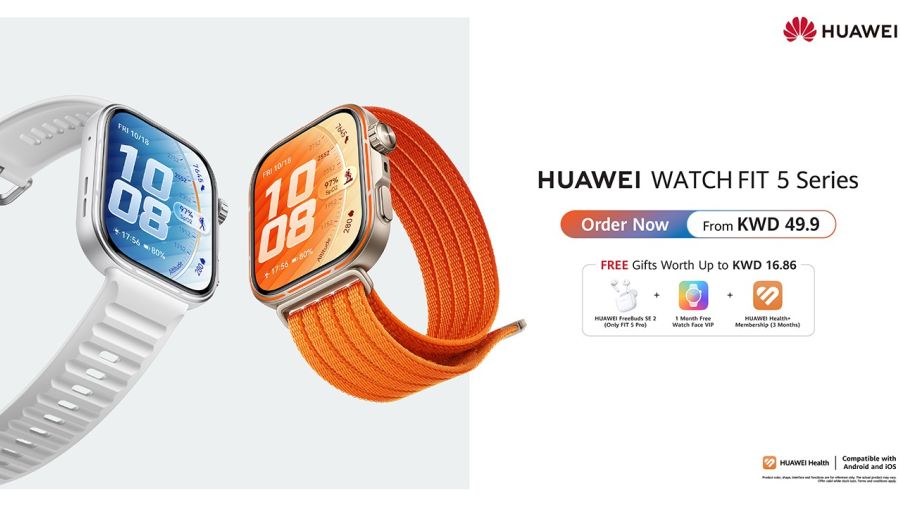 ساعة HUAWEI WATCH FIT 5 Pro تعيد تعريف مفهومي اللياقة والصحة