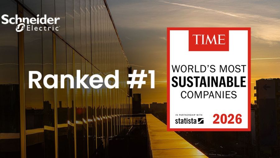 Schneider Electric named World's Most Sustainable Company for the third consecutive year by TIME Magazine and Statista