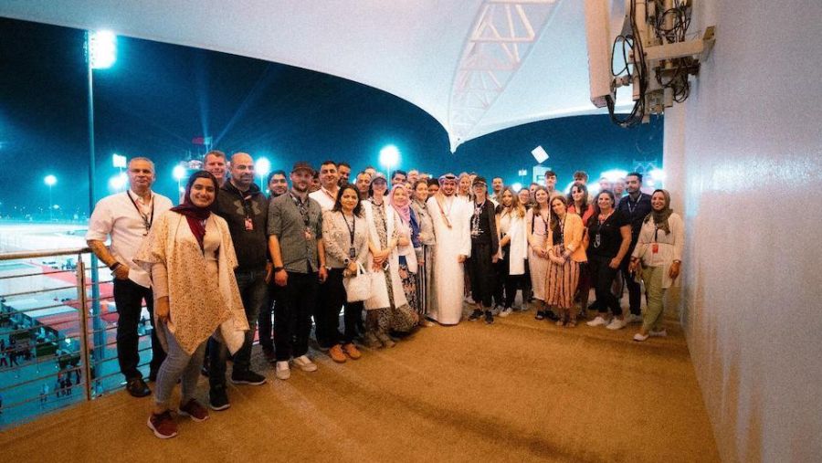 استضافت هيئة البحرين للسياحة والمعارض أكثر من 45 ممثلًا للإعلام، ومؤثرًا على مواقع التواصل الاجتماعي، وممثلين لوكالات سفر وسياحة عالمية، وذلك ضمن فعاليات الفورملا 1