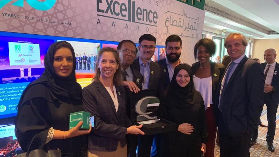 حصد "مجلس الإمارات للأبنية الخضراء"، جائزة فئة الهيئات التمثيلية من جائزة دبي التقديرية للجودة