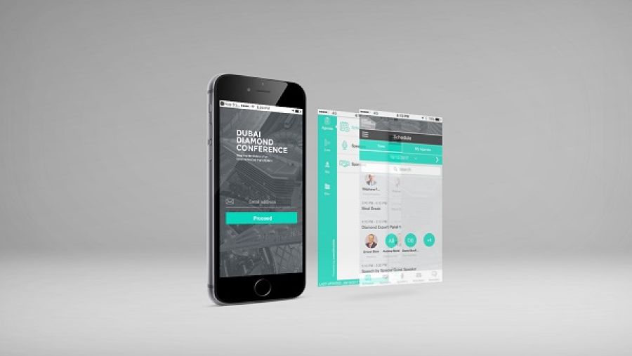 تطبيق تم تطويره خصيصاً لمؤتمر دبي للماس 