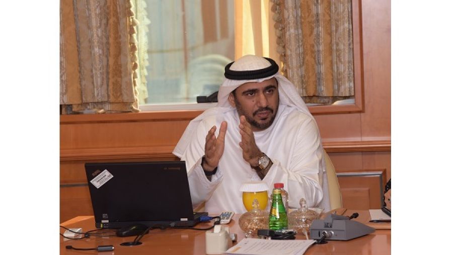 خليل صقر بن غريب، مدير إدارة الاتصال المؤسسي ورئيس لجنة العرس الجماعي بجمارك دبي