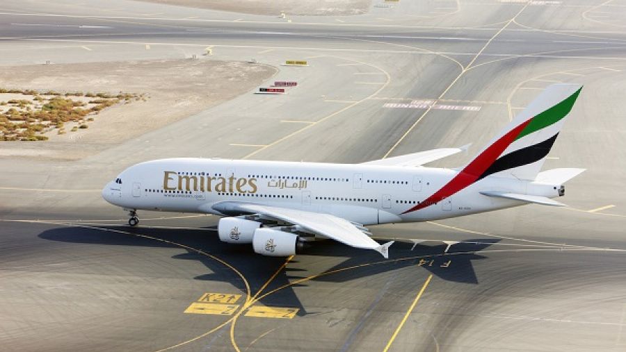 طيران الإمارات تعلن عن عزمها تشغيل طائرة الإيرباص A380 لمرة واحدة فقط إلى مطار البحرين الدولي وذلك لمشاركة المملكة احتفالاتها باليوم الوطني السادس والأربعين
