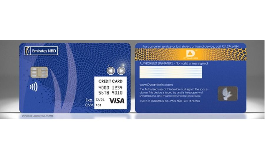 تعتبر بطاقة Wallet Card™ أول بطاقة دفع تفاعلية يتم شحنها بالبطارية