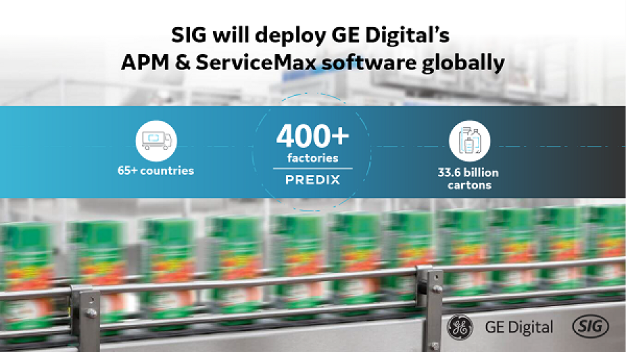 حلول بريديكس لإدارة أداء الأصول وتطبيقات ServiceMax من جنرال إلكتريك الرقمية تعزز عمليات SIG حول العالم.