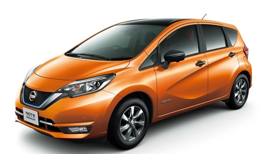 نظام الدفع الكهربائي الجديد "e-Power" لأول مرة على سيارة "نيسان نوت" في نوفمبر 2016 في اليابان.