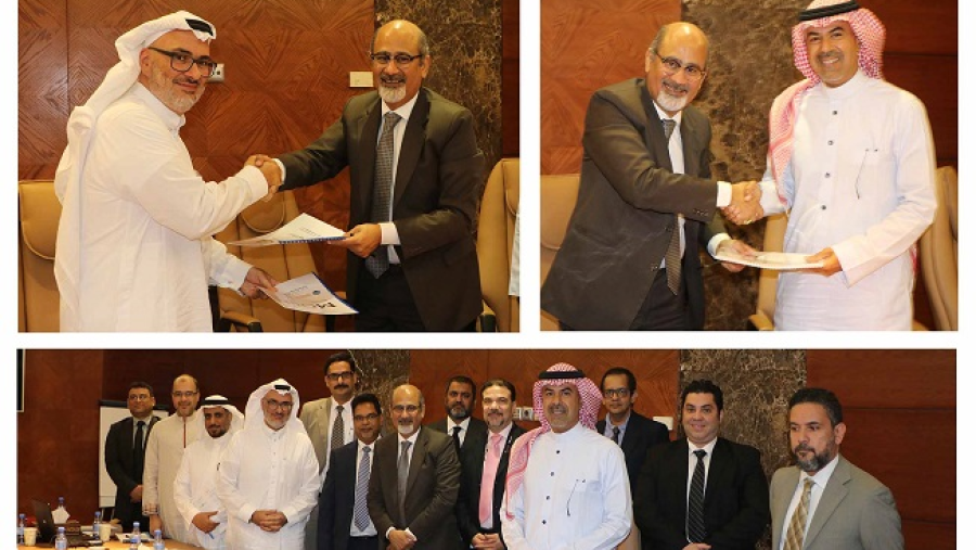 وقع الاتفاقيتين السيد ديفيندو كومار الرئيس التنفيذي لشركة أفضلية الخليج للسيارات، والمهندس حزم جمجوم الرئيس التنفيذي للعمليات لمجموعة تأجير

