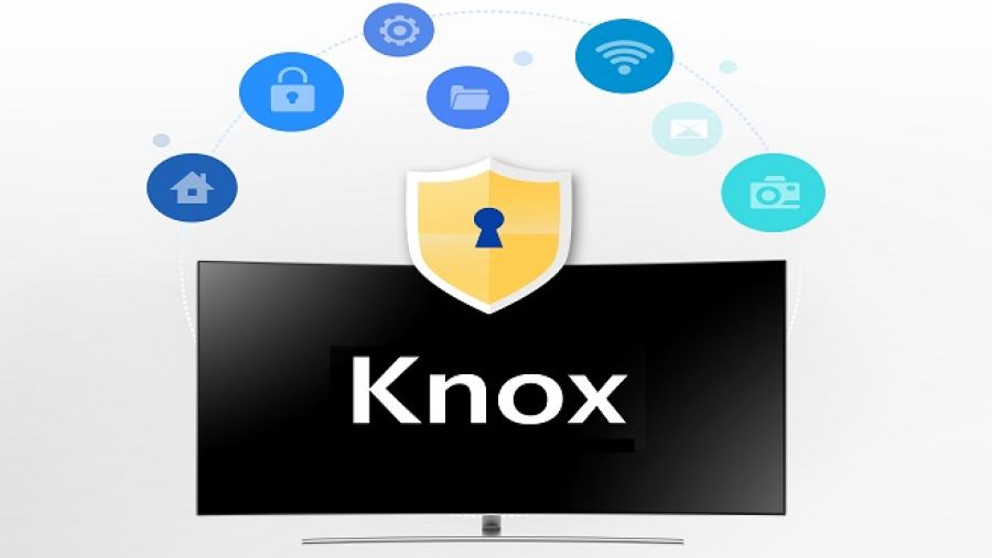 تعمل تقنية Knox من سامسونج للتلفزيون على بناء الأسس لبنية الأمن الموثوقة التي تتضمن ميزات الأمان وذلك عبر منصة التلفزيون.