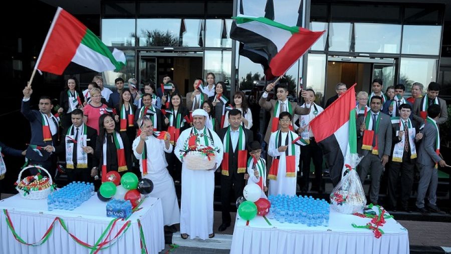 خلال الاحتفال باليوم الوطني 47 لدولة الإمارات العربية المتحدة