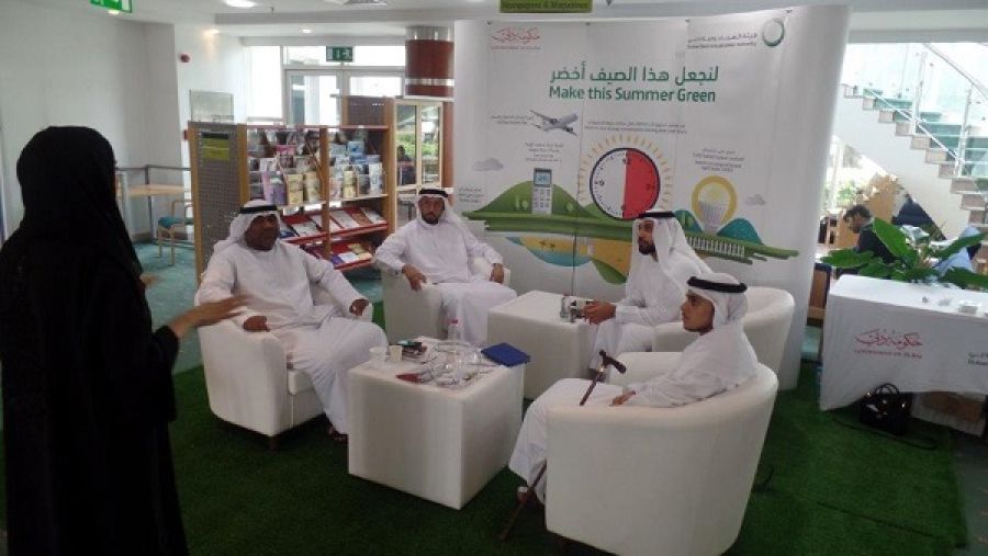 استضافت ’دبي للثقافة‘ ركنًا خاصًا للترويج للحملة في مكتبة دبي العامة فرع الطوار.