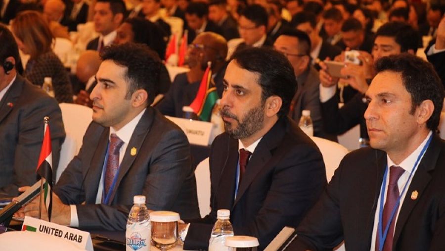 شاركت دولة الإمارات بوفد رسمي رفيع المستوى برئاسة وكيل وزارة ومستشار وزير الاقتصاد للشؤون السياحية، سعادة السيد محمد خميس المهيري.