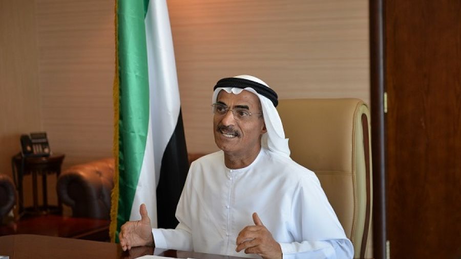 معالي عبدالله بلحيف النعيمي، وزير تطوير البنية التحتية رئيس مجلس إدارة "الهيئة الاتحادية للمواصلات البرية والبحرية" ليصار إلى نشرها مع الخبر