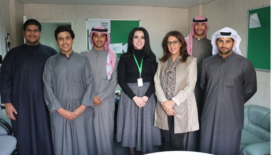 فريق جمعية إنجاز الكويتية مع السيد/ شاكر العيسى وأعضاء فريق " أغريفاج" 