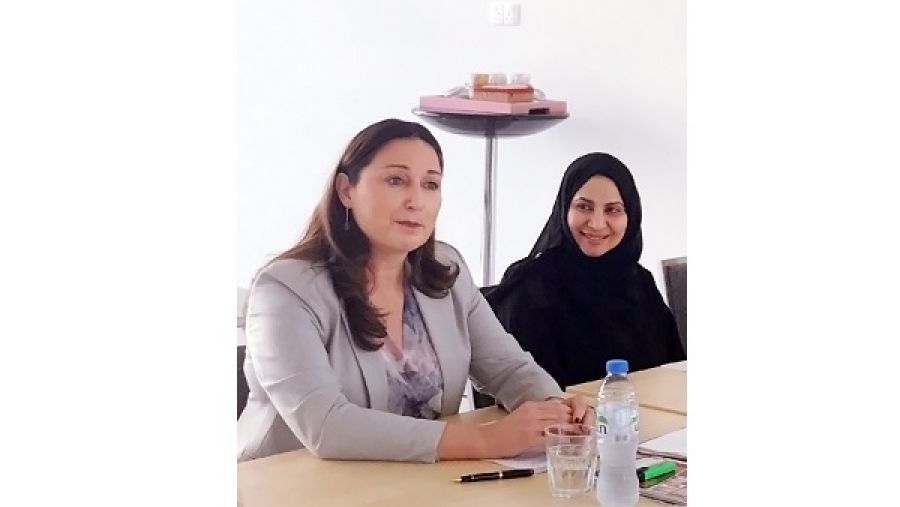  سعادة ديانا مادونيك، سفيرة السويد للمسؤولية الاجتماعية للمؤسسات وحبيبة المرعشي، الرئيس والمدير التنفيذي لـ "الشبكة العربية للمسؤولية الاجتماعية للمؤسسات