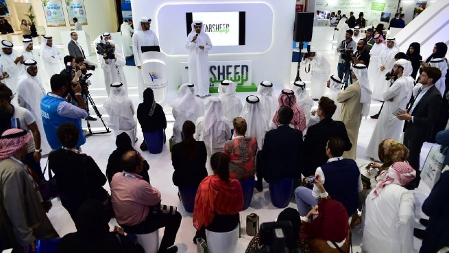 جناح هيئة مياه وكهرباء أبوظبي في أسبوع أبوظبي للاستدامة