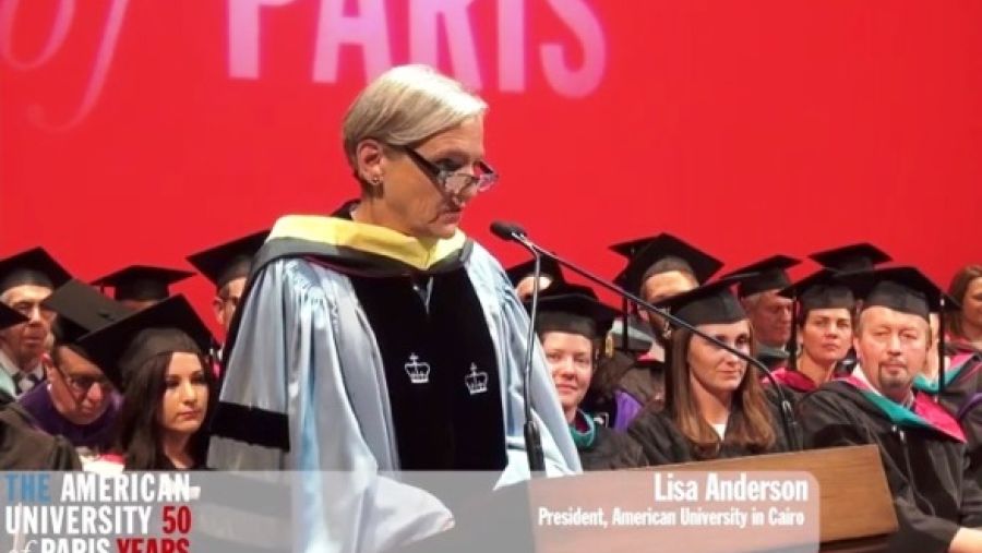 ليسا أندرسون، رئيس الجامعة الأمريكية بالقاهرة