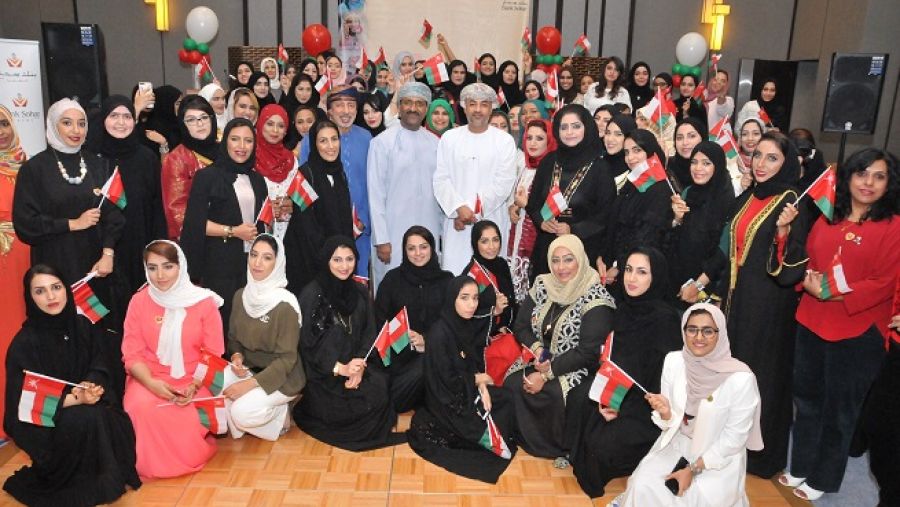 احتفال بنك صحار بيوم المرأة العمانية