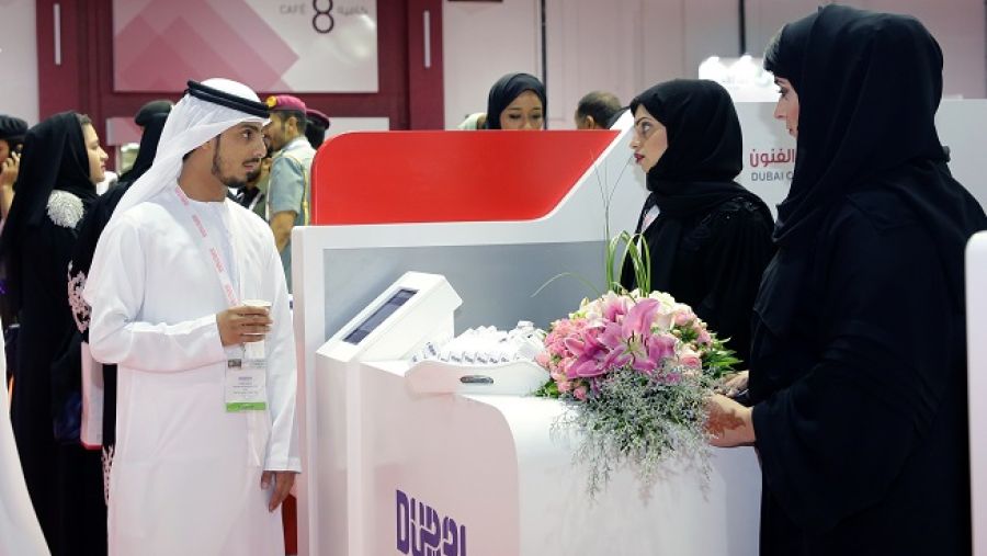 جناح هيئة دبي للثقافة والفنون في معرض الإمارات للوظائف 2018