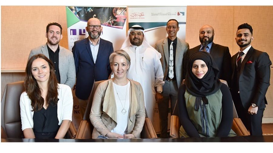 فريق عمل دائرة التنمية الاقتصادية والجمعية الدولية للفعاليات الحية