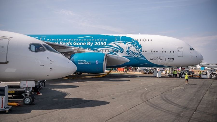 تعد الطائرة A380 أحد المحاور الجوهرية للحل الخاص بالنمو المستدام.