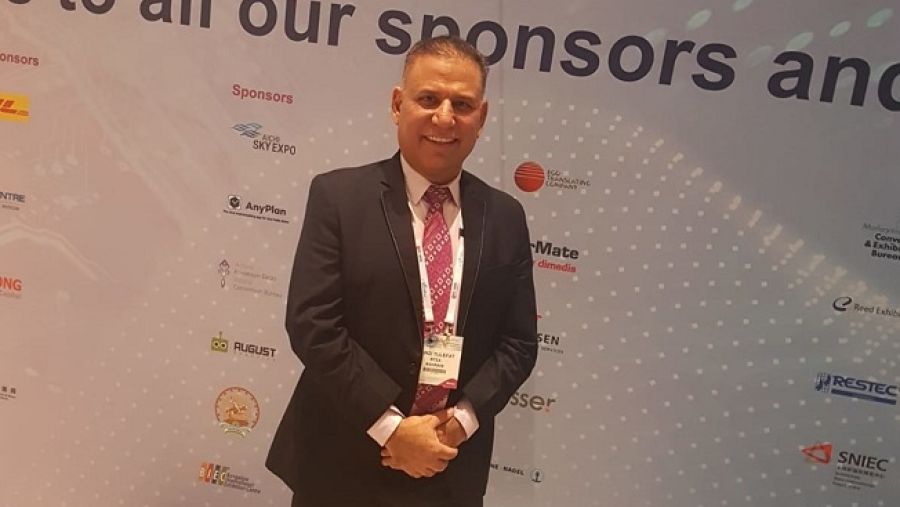 السيد فوزي تلفت، مدير تسويق وترويج المعارض والمؤتمرات