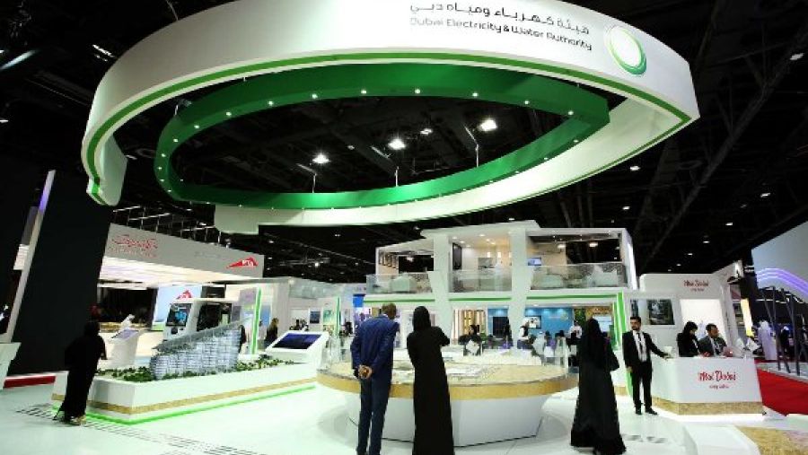 منصة هيئة كهرباء ومياه دبي في معرض دبي للإنجازات الحكومية