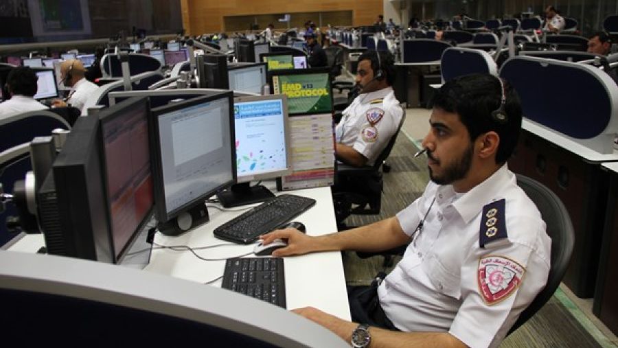 خدمة الإسعاف بمؤسسة حمد الطبية