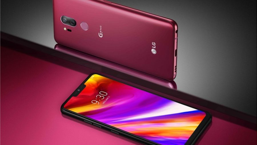 هاتف LG G7 ThinQ، الذي يركز على الذكاء الاصطناعي.