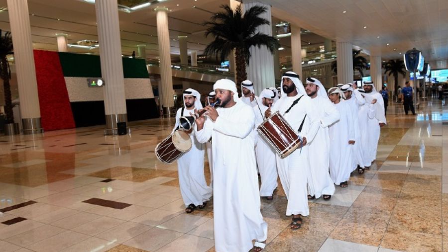 ركز الحدث على إحياء الثقافة الإماراتية وموروثها، وإتاحة المجال أمام المسافرين للتعرف على الفنون الشعبية لدولة الإمارات العربية المتحدة.