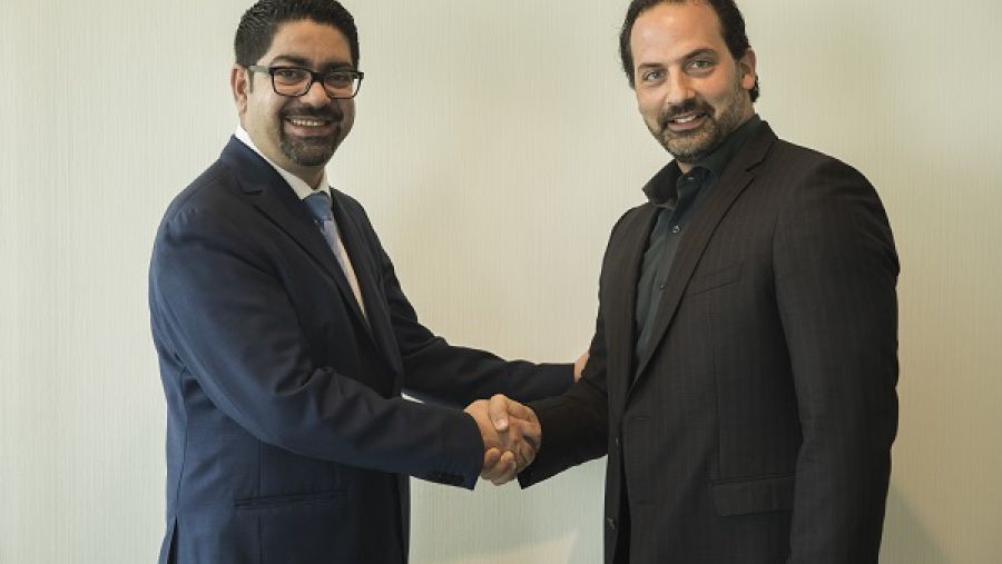 محمد الطحاينة، نائب الرئيس الأول للشؤون التجارية في شركة داماك العقارية و السيد كريم هلال، الرئيس التنفيذي ومؤسس ProTenders