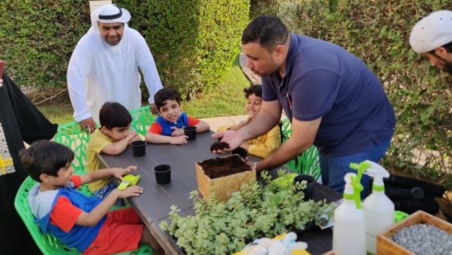 قد تسنّى لأفراد المجتمع والأطفال خلال الفعالية معرفة المزيد عن الزراعة بإشراف من موظفي "إينايبل"