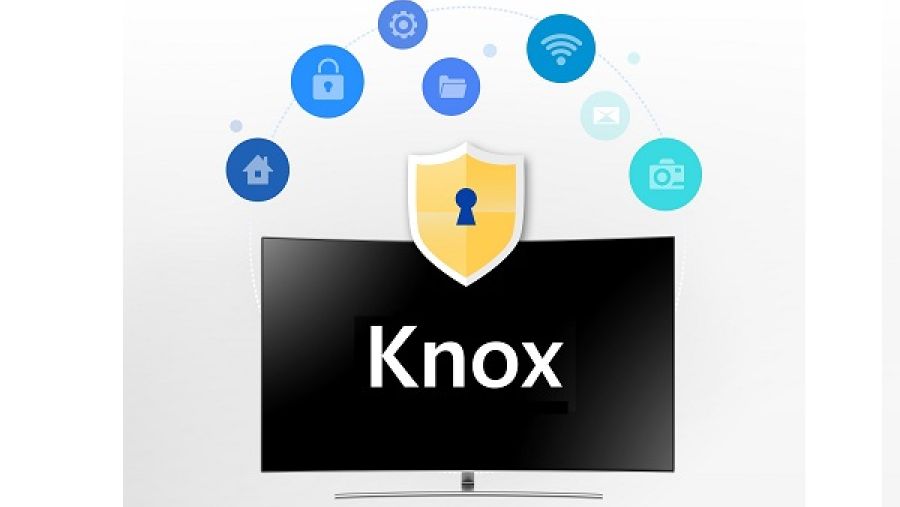 تطبق سامسونج Knox، تكنولوجيا Root of Trust والتي تجلب ميزات الأمان في طبقات منصة التلفزيون.