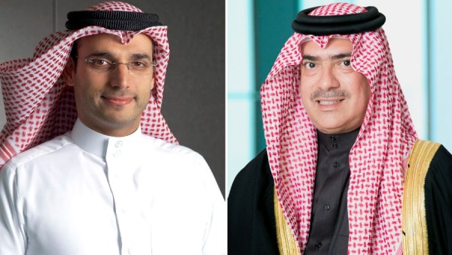 السيد هشام الريس، الرئيس التنفيذي لمجموعة جي إف إتش المالية ومعالي الشيخ أحمد بن خليفة آل خليفة
