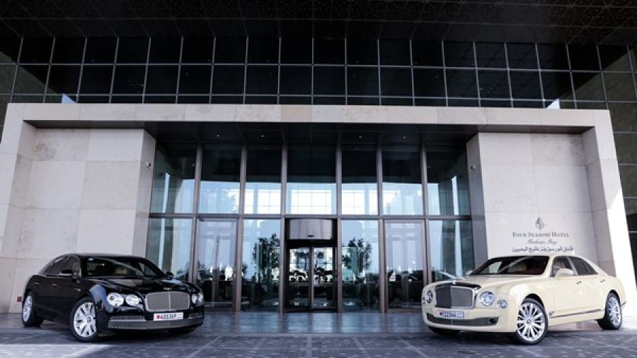 سيارة Mulsanne الفاخرة الان متوفرة لنزلاء فندق فورسيزونز خليج البحرين