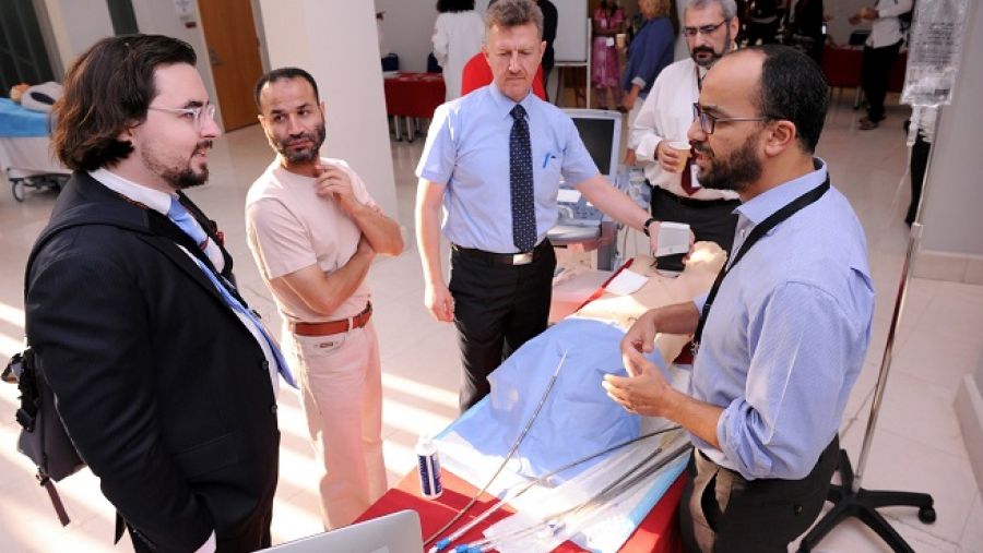 خلال إحدى الجلسات التدريبية التفاعلية