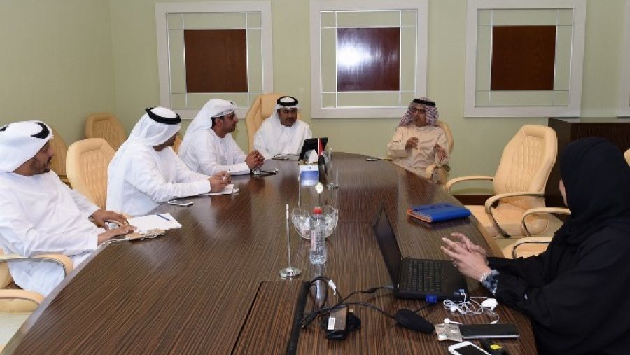 خلال استقبال وفد الإدارة العامة للجمارك بأبوظبي 