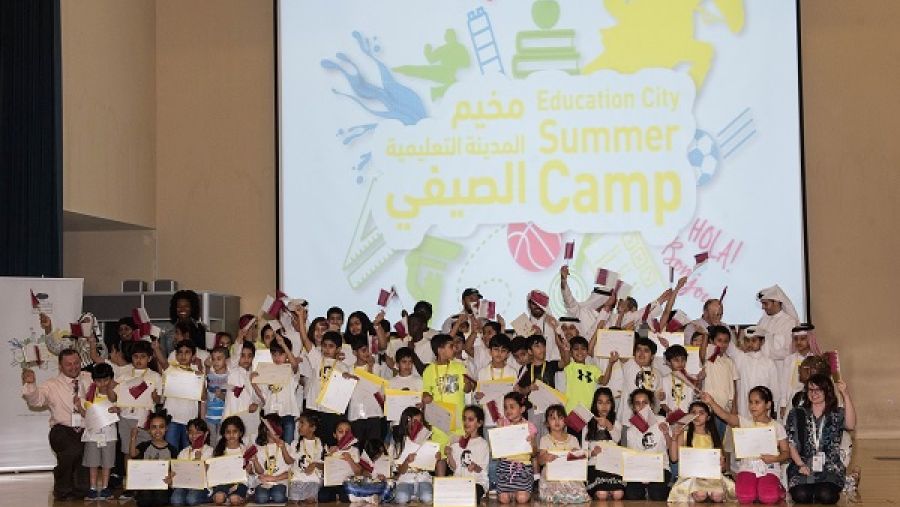 التعليم ما قبل الجامعي بمؤسسة قطر يستضيف مخيمه الصيفي الأول في حرم المدينة التعليمية