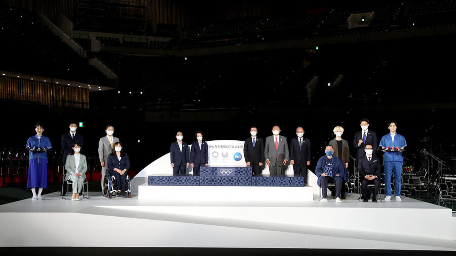 Procter & Gamble in Partnership with the Tokyo 2020 Organizing Committee and the International Olympics Committee Unveils Olympic and Paralympic Games Tokyo 2020 Medal Ceremony Podiums Made of Recycled Plastic