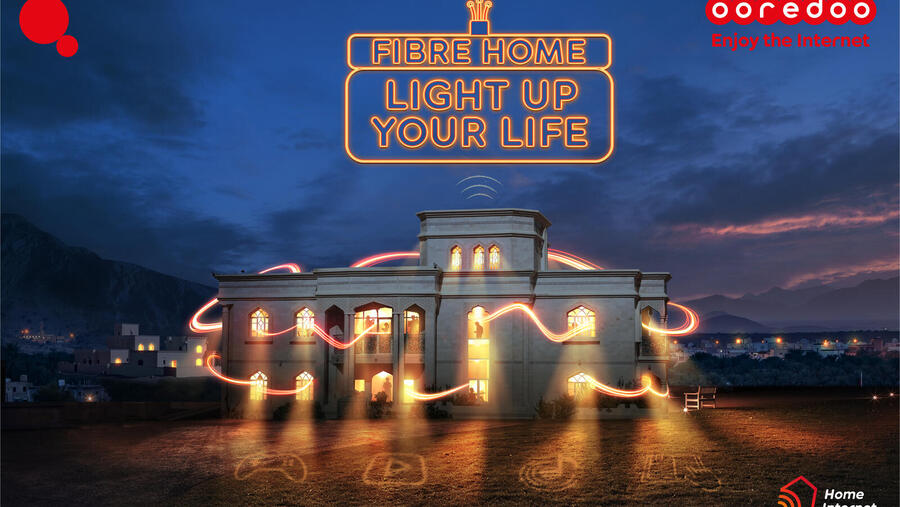 شبكة فايبر الإنترنت المنزلي من Ooredoo تصل إلى المحج بالعامرات وعوقد بصلالة